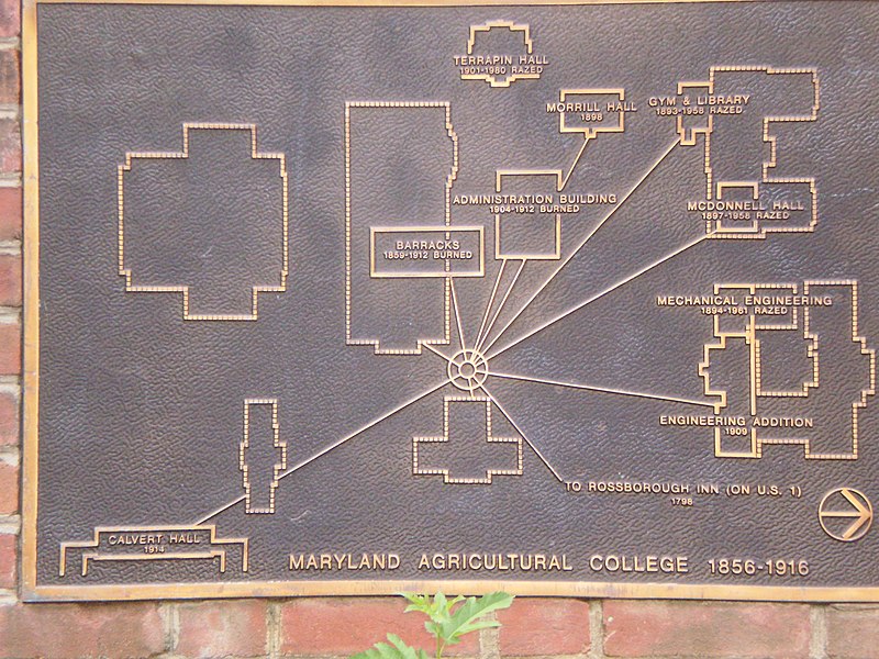 File:UMD map of original campus.JPG
