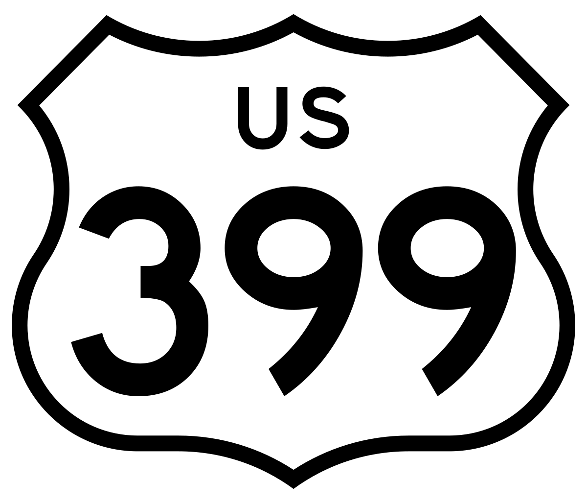 U.S. Route 399 - Wikipedia