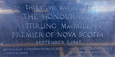 The Corner Stone for the Victoria General Hospital Building. VG Hospital Corner Stone.jpg