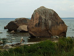 Uitzicht vanaf de Vana-Jüri-rots.