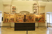 English: Back panels of the Verduner altarpiece in Klosterneuburg, Austria by Nicholas of Verdun.