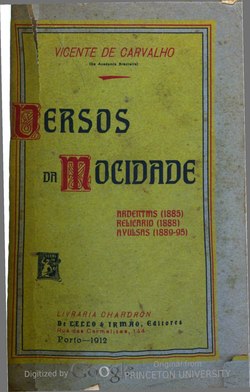 Versos da mocidade (Vicente de Carvalho, 1912).djvu