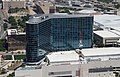 * Nomination A view of the Omni Dallas Hotel from the GeO-Deck of Reunion Tower in Dallas, Texas (United States). --Michael Barera 03:11, 9 September 2015 (UTC)*  Comment please check the tilt! --Hubertl 08:41, 9 September 2015 (UTC) * Promotion  Comment Which way do you think it is tilted? I was trying to shoot straight to the right-hand part of the hotel that is directly facing Reunion Tower, and to both my eye and the grid lines in GIMP it is just about dead straight. Michael Barera 01:20, 11 September 2015 (UTC) see notes, Michael! --Hubertl 15:48, 14 September 2015 (UTC) [OK] Done now; thanks Hubertl. Michael Barera 02:06, 15 September 2015 (UTC) *  Support Good and QI. --Hubertl 08:55, 16 September 2015 (UTC)