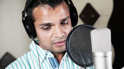 Vijay Raghavendra - TeachAIDS Recording Session