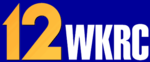 "12 WKRC" logo, used from 1994 to 2004 with the slogan "A New Generation of News" WKRC.png