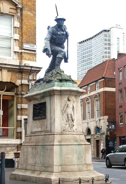 File:War memorial on Borough High Street, south London - geograph.org.uk - 1522091.jpg