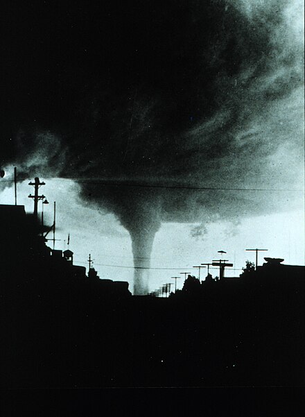 Tornado in Vulcan, Alberta, July 1927