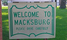 Macksburg ê kéng-sek