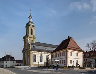 Wiesentheid Place in Bavaria, Germany