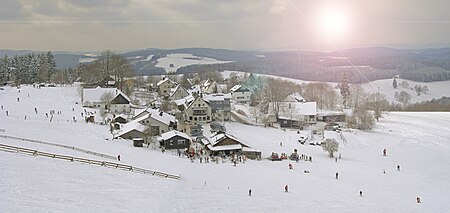 Winterpanorma Wildewiese