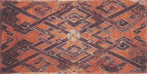 Woven silk textile from Tomb No. 1 at Mawangdui, Changsha, Hunan province, China, dated to the Western Han dynasty (2nd century BC); although Emperor 