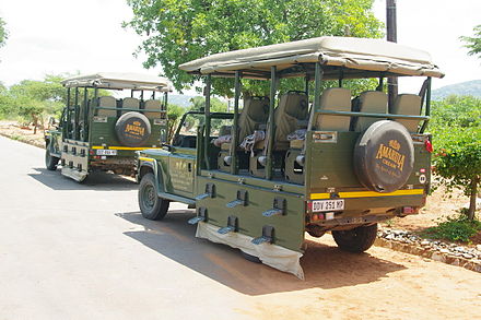 Bush drive vehicles commonly used in the park