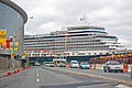 'Queen Elizabeth' arriving Wellington, New Zealand, 19th. Feb. 2011 - Flickr - PhillipC (1).jpg