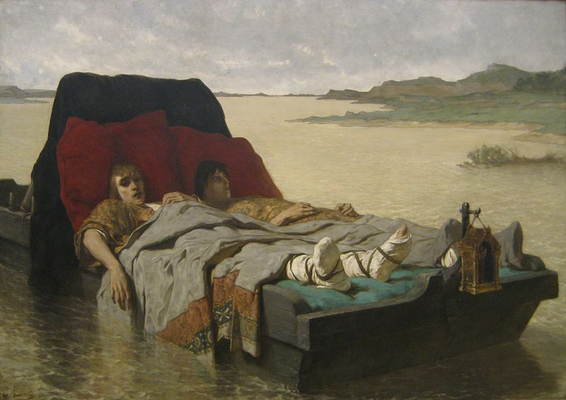 File:'The Sons of Clovis II', oil on canvas painting by Évariste Vital Luminais, 1880, Art Gallery of New South Wales.jpg