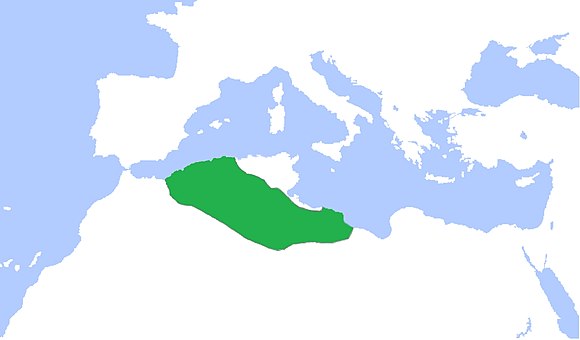 The Ibadi Rustamid dynasty ruled modern-day Algeria region for over a century.