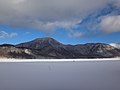 大沼越しの黒檜山・駒ヶ岳