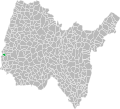 Localización de Lurcy en el territorio de Ain