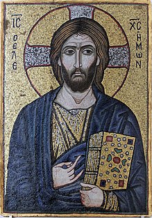 1135 Mosaikikone mit Christus dem Barmherzigen Bodemuseum anagoria.JPG