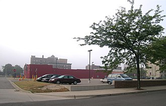 Parking lot where this building once stood, photographed in 2008 123 Parsons Parking Lot - Detroit Michigan.jpg