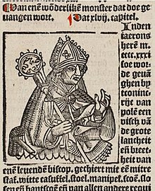 1517, Cornelius Aurelius, Cronycke van Hollandt, Zeelandts y Vrieslant, obispo pescado, 275v