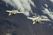 Dwa F-35A Sił Powietrznych USA, 30 marca 2017 r.