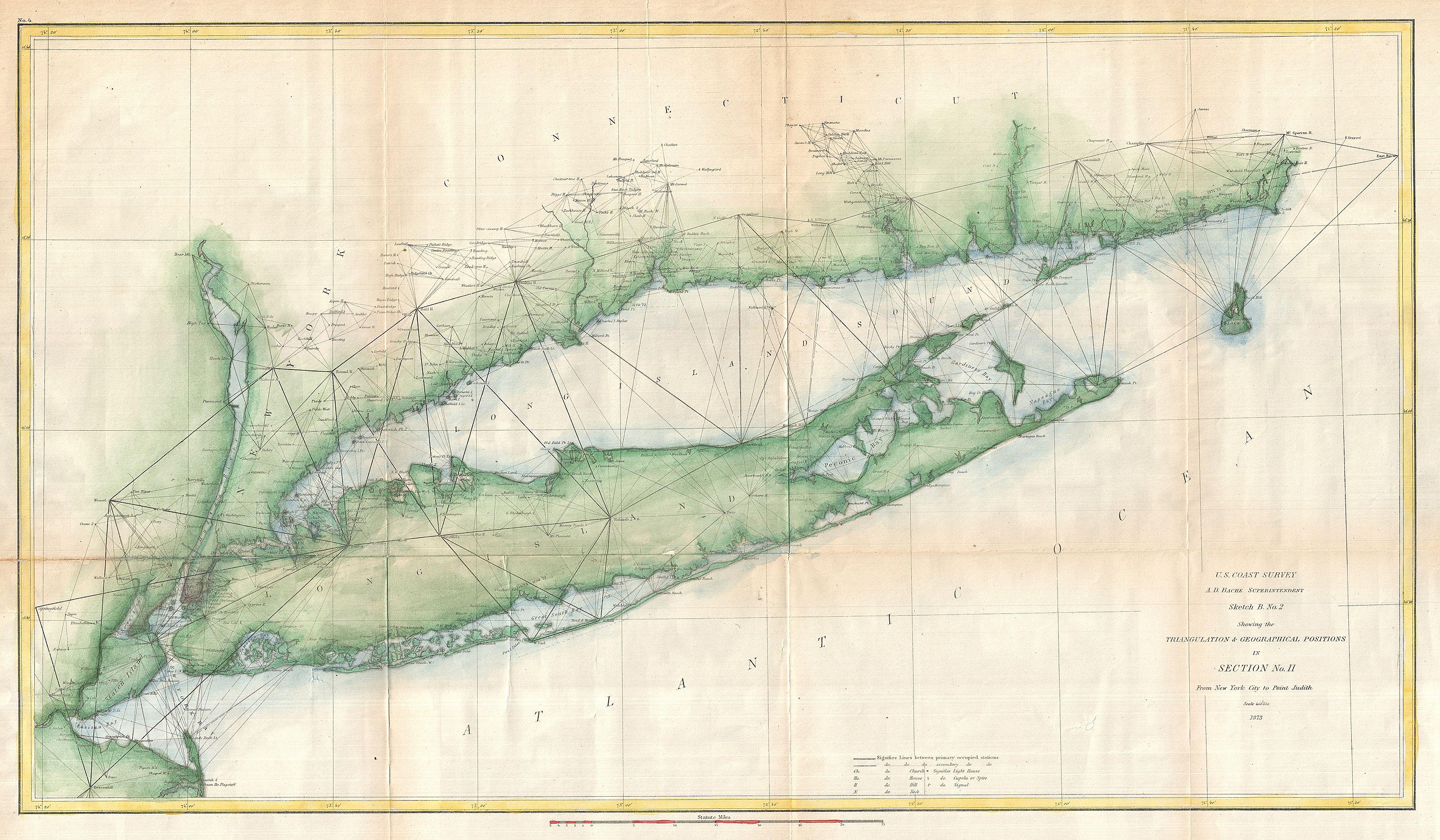 File:1873 U.S. Coast Survey Chart or Map of Long Island, New York