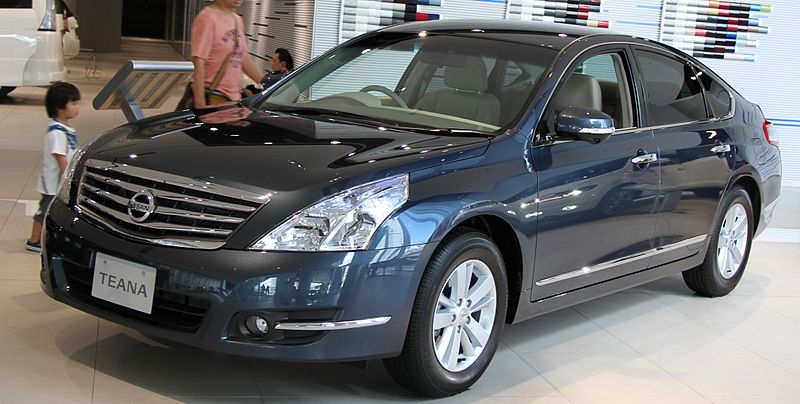 File:2012 Nissan Teana 250XL.jpg