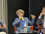 English: Rome, 2017 Forum on the Future of Europe, speakers.