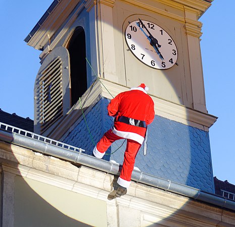 Arrivée du Père Noël.