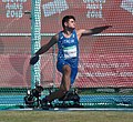 2018-10-14 Athletics Boys' Discus throw at the 2018 Summer Youth Olympics - Stage 2 (Martin Rulsch) 27.jpg