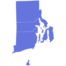 2020 United States Senate election in Rhode Island results map by county.svg