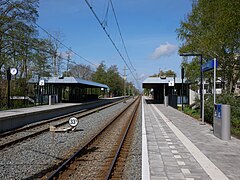 Veenendaal, Seitenbahnsteige