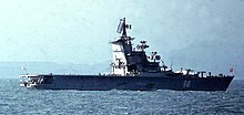 Moskva off the Moroccan coast in January 1970. 38MoskvaoffMoroccoJan1970.jpg