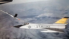 460th Fighter-Interceptor Squadron Convair F-106A refueling from a KC-135 September 1968 437thfis-f-106A-57-2486.jpg