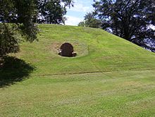 Mound bunker entrance 4th Bluff Mounds Memphis TN 07 main mound bunker entrance.jpg