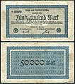 50 000 marek, Akwizgran, 1923 r