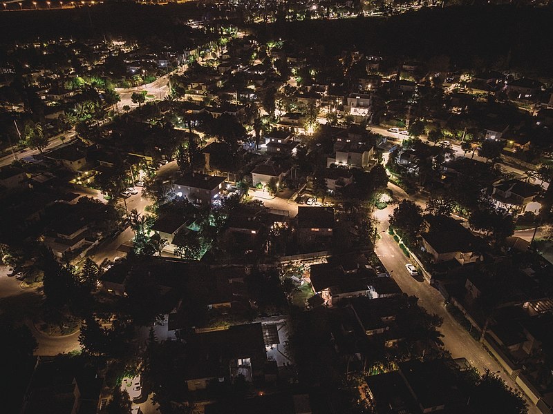 File:91155 givat tal at night PikiWiki Israel.jpg