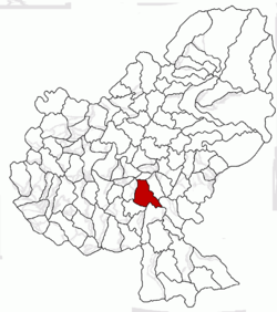 Location of Acățari