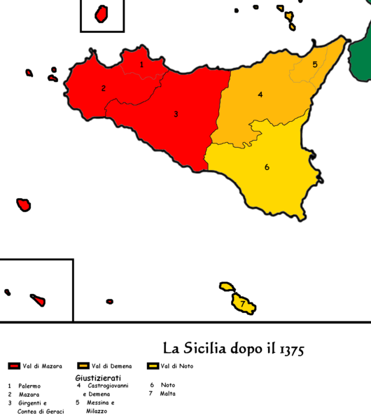 File:Administrative Map of Kingdom of Trinacria (1375).png