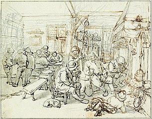 Company of Peasants in a Tavern