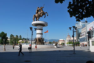 Statue du guerrier à cheval