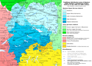 <span class="mw-page-title-main">Alemannic German</span> Group of dialects of the Upper German branch of the Germanic language family