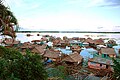 Az Amazonas vízére épült házak Iquitosban