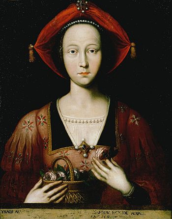 Ambito francese - Isabella di Lorena, regina di Napoli