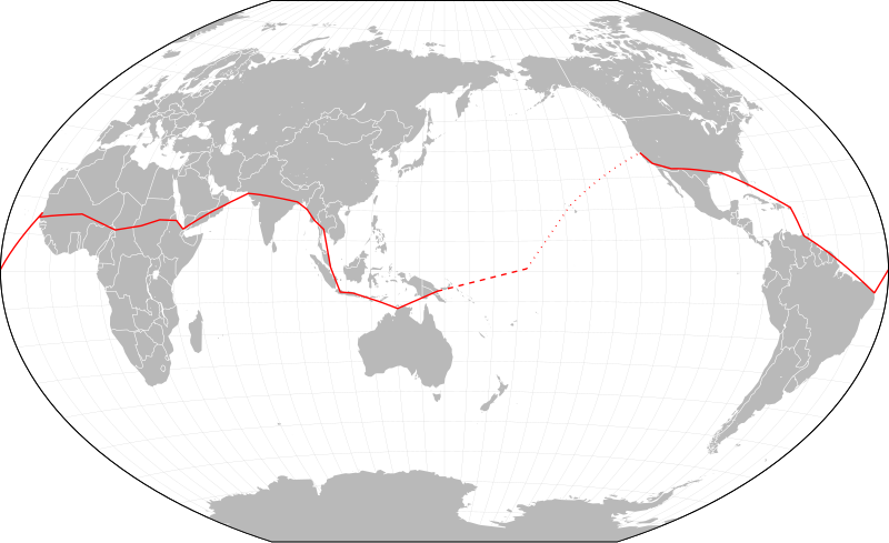 File:Amelia Earhart flight route.svg