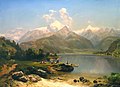 Der Zeller See (Anton Hansch, 1852) Lake Zell by Anton Hansch (1852)