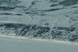 Aerial view of Tanana