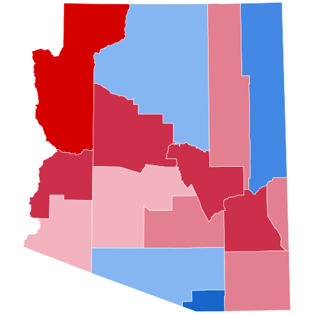 ไฟล์:Arizona Presidential Election Results 2016.svg