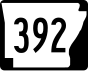 Autobahn 392 Markierung