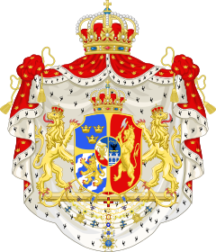 Armoiries des rois Oscar Ier et Charles XV de Suède1.svg